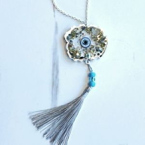 Resin Car Pendant/ Car Mirror Charm Hanging. Handmade Evil Eye Car Accessories